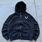 TR Black Zip Up Hoodie