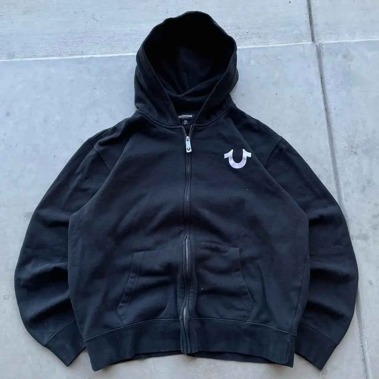 TR Black Zip Up Hoodie