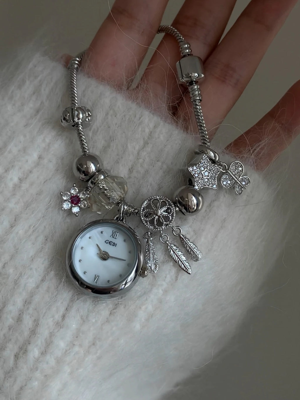 Quartz Bear Bracelet