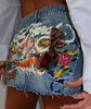 Ed Hardy Paint Mini Skirt
