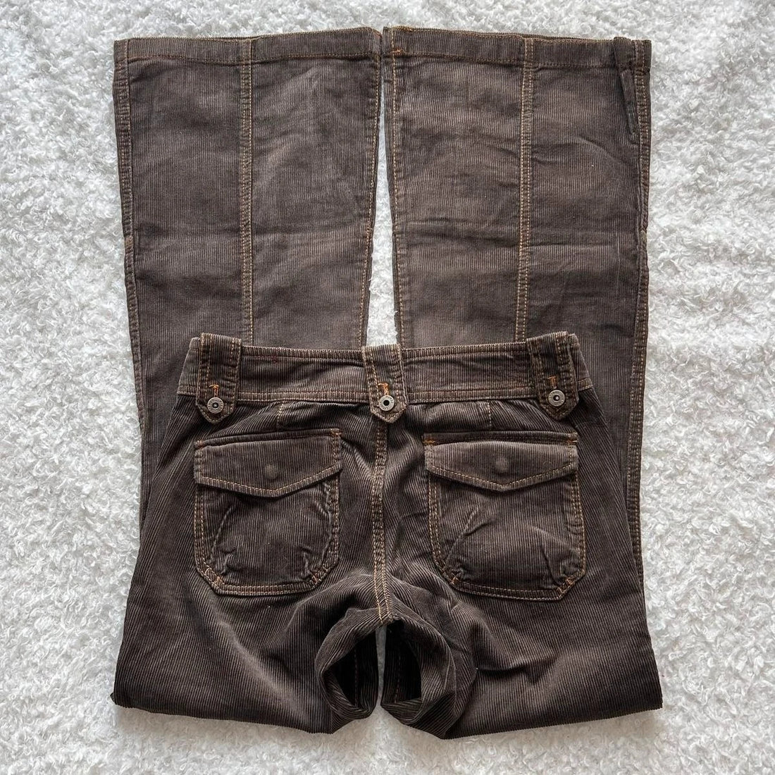 Y2K Brown Flared Jeans