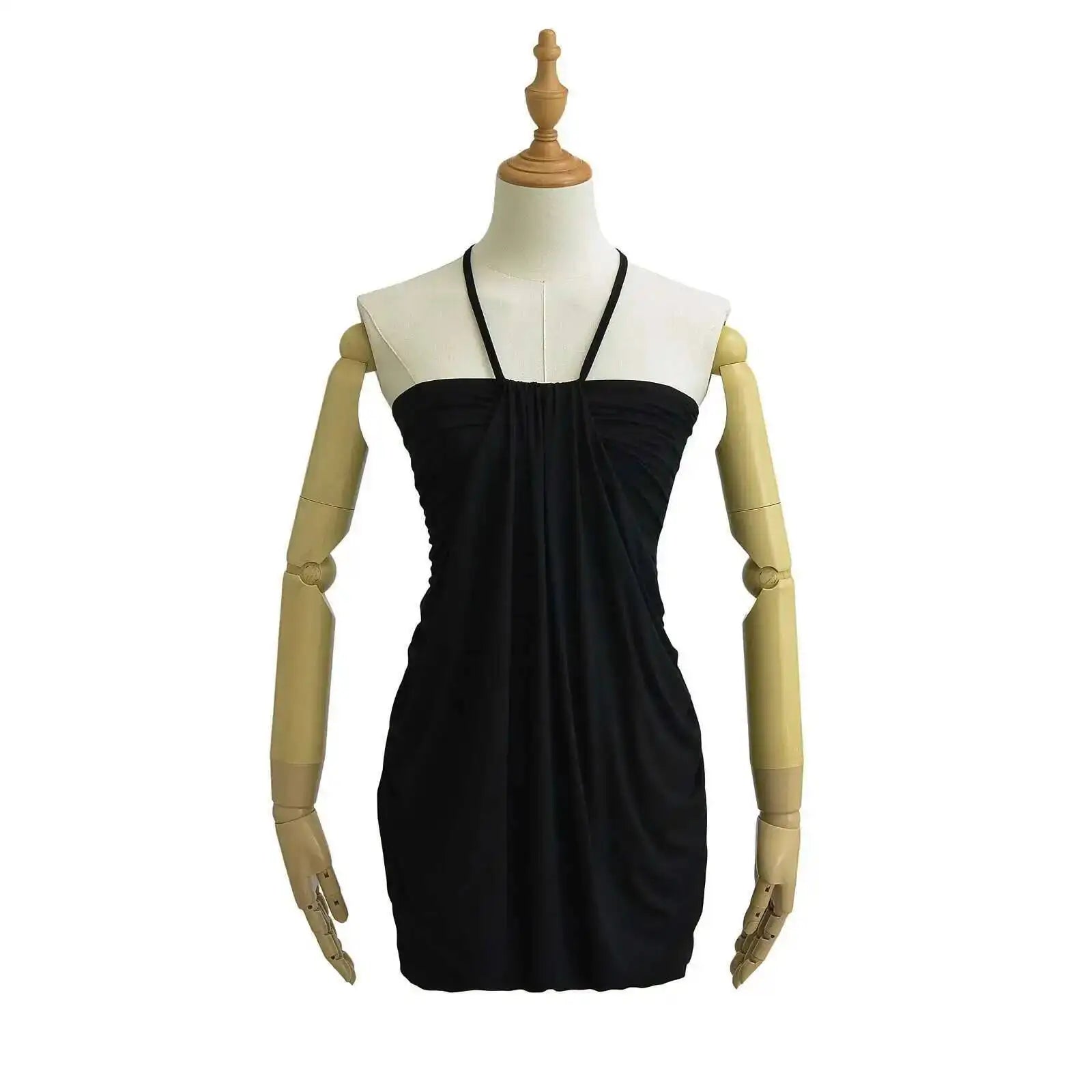 Lace Up Neck Wrap Top/Dress - Planet Missy