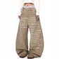 Khaki Letter Jeans