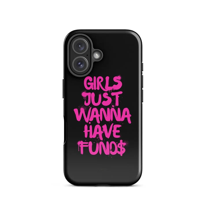 GIRLS JUST WANNA HAVE Phone Case for iPhone 16 15 14 13 12 11 X XS XR XSMAX 7 8 Pro Max Plus Luxury Double-layer Back Cover - Planet Missy
