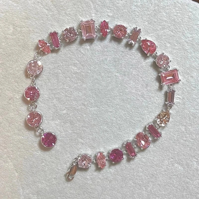 Pink Crystal Bangle