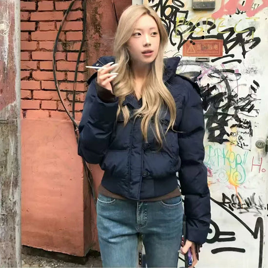 Detachable  Fur Winter Jacket