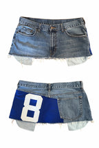 Digital Stitching Mini Skirt