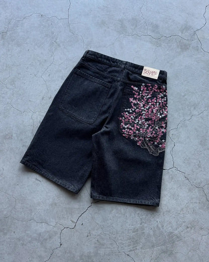 Cherry Blossom Jorts