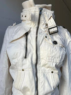 Retro White Winter Jacket