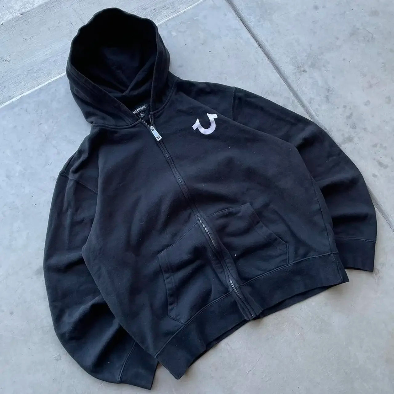 TR Black Zip Up Hoodie