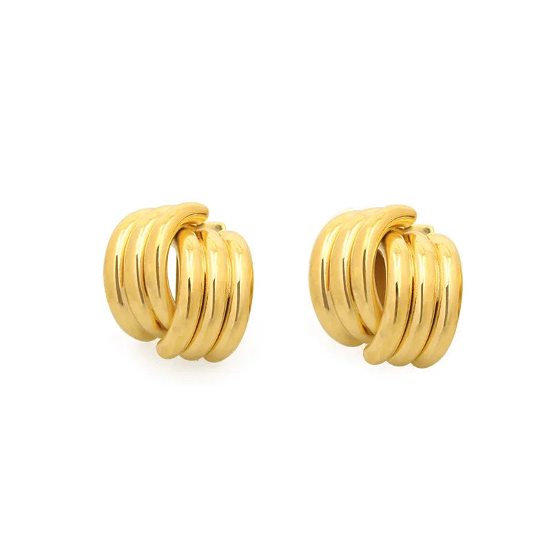 Gold Plated Stainless Earrings