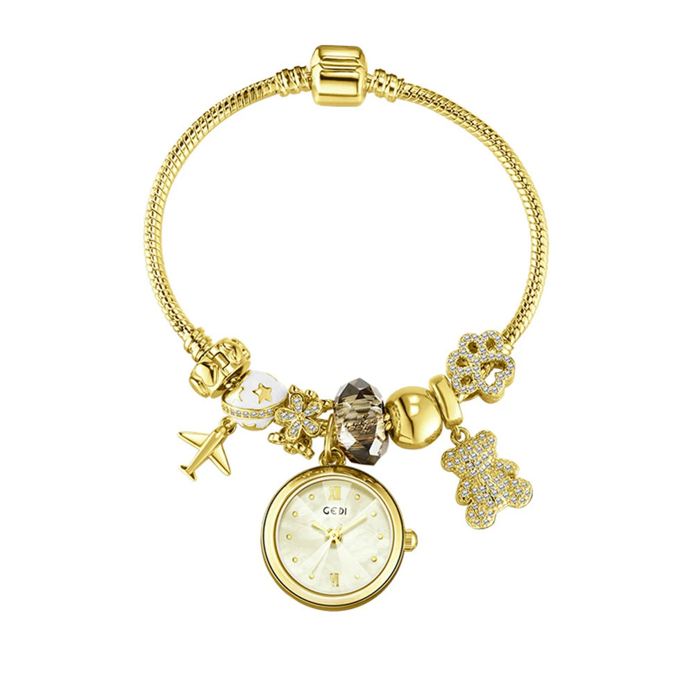 Quartz Bear Bracelet