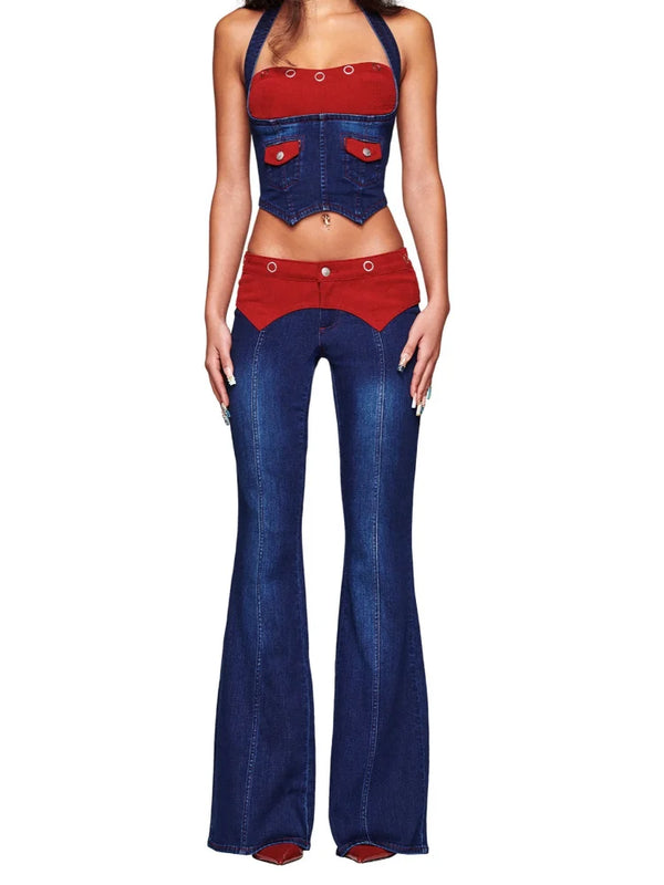 Scarlet Denim Co-ord Set