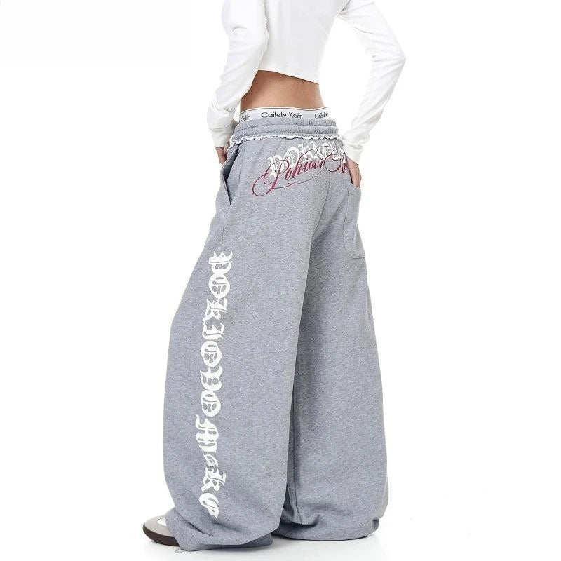 Low Rise Baggy Streetwear Pants - Planet Missy