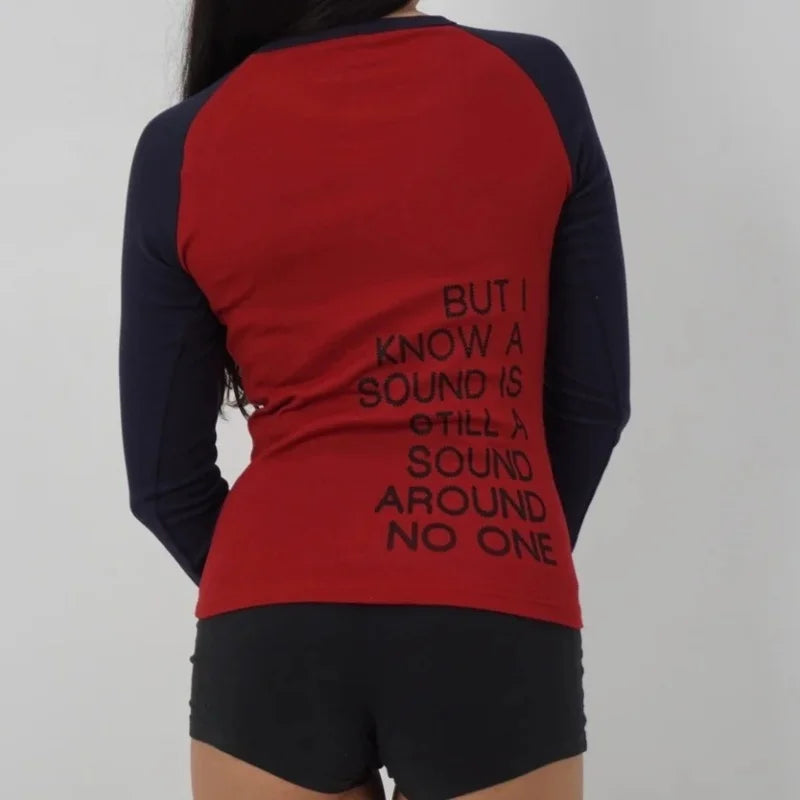 Print Long Sleeve Top