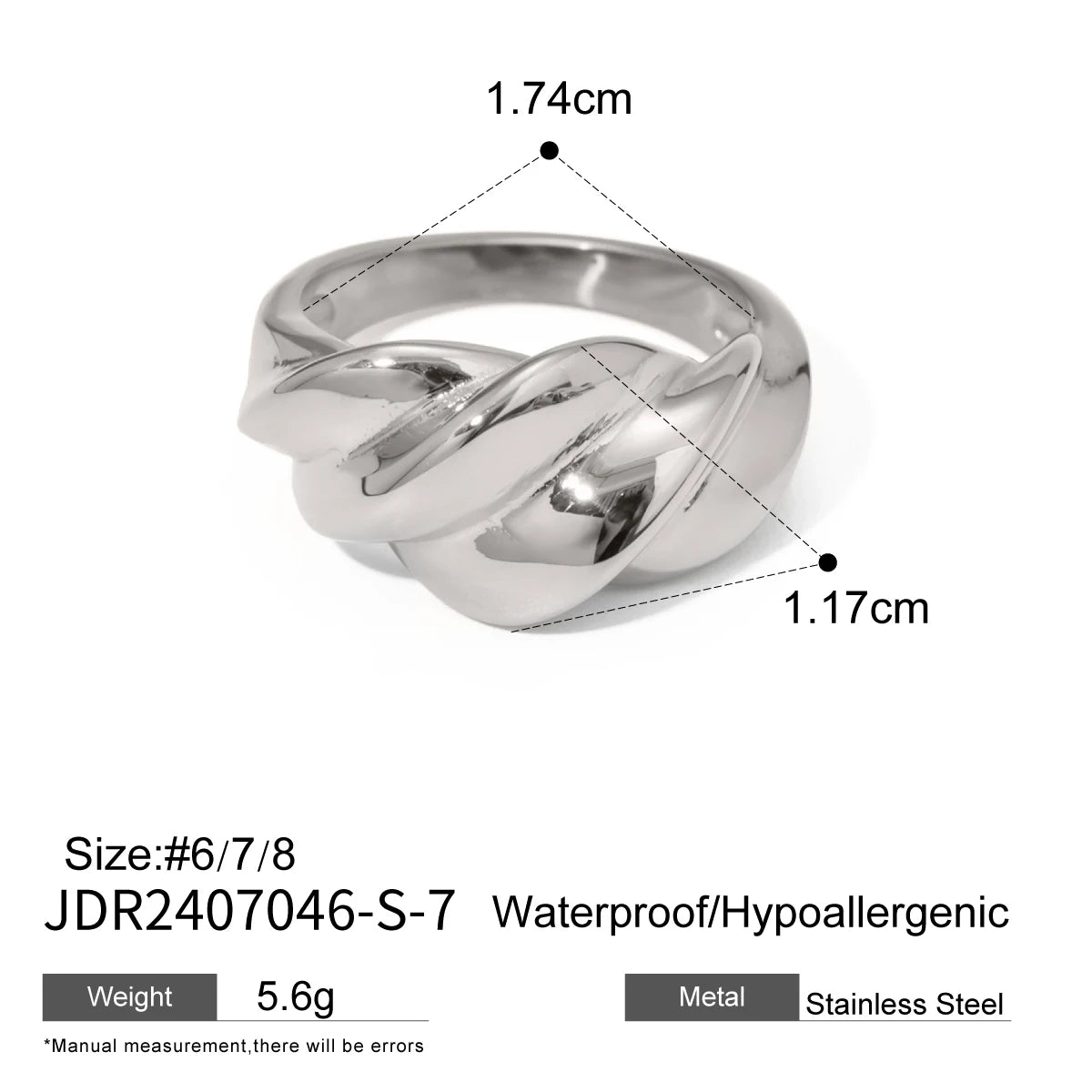 Stud Waterproof Rings