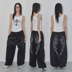 Angel Wings Graphic Breathable Pants