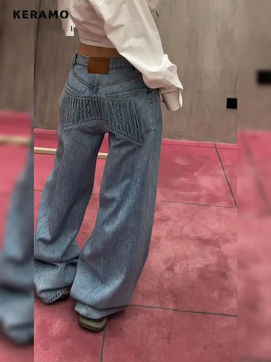 Washed Blue Pants