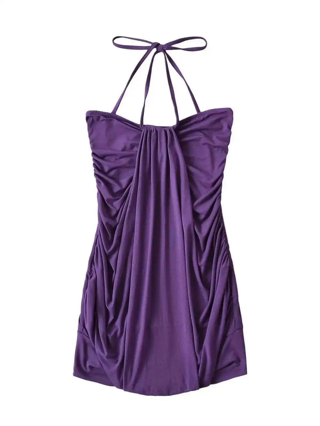 Lace Up Neck Wrap Top/Dress - Planet Missy
