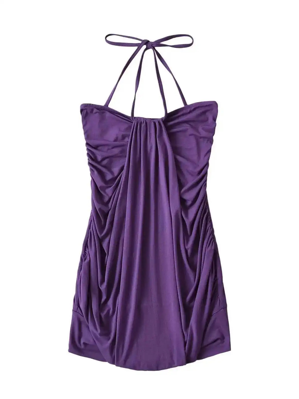 Lace Up Neck Wrap Top/Dress - Planet Missy