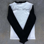 Y2K Printed Long Sleeve T-shirt - Planet Missy