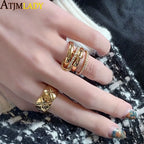 The Luxe Stacked Statement Ring