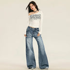Denim Wide Leg Jeans