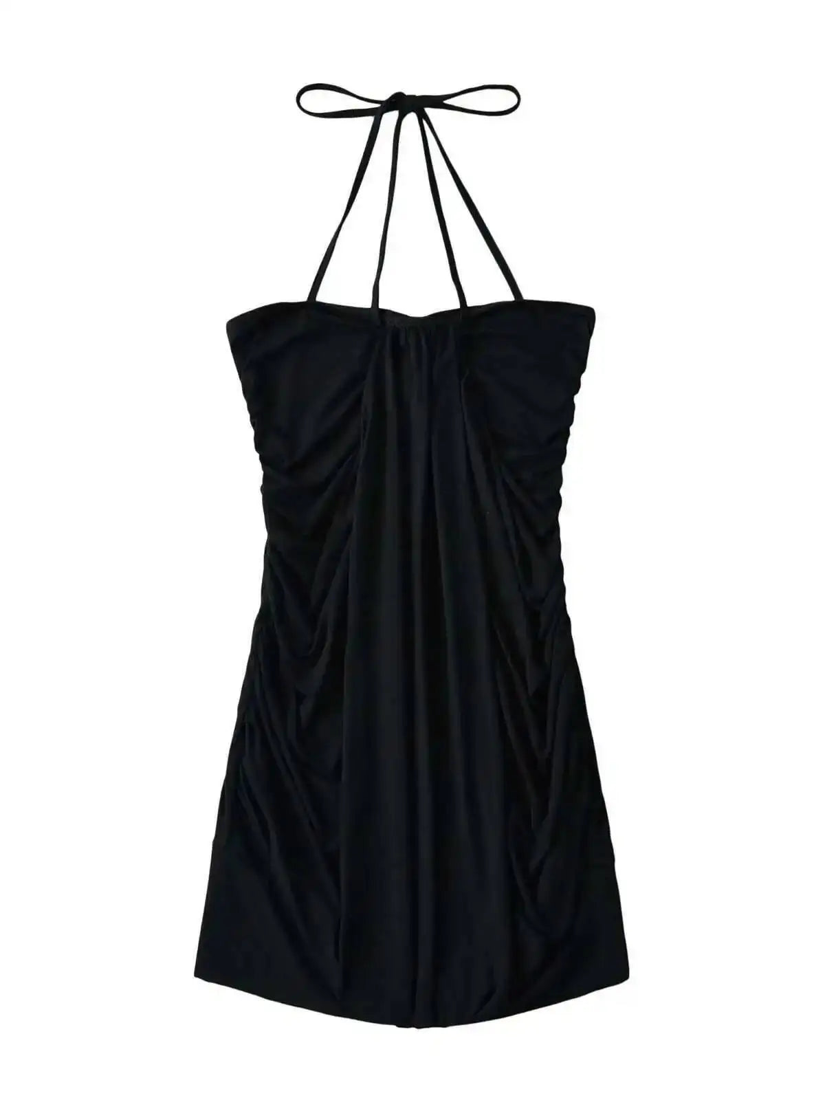 Lace Up Neck Wrap Top/Dress - Planet Missy