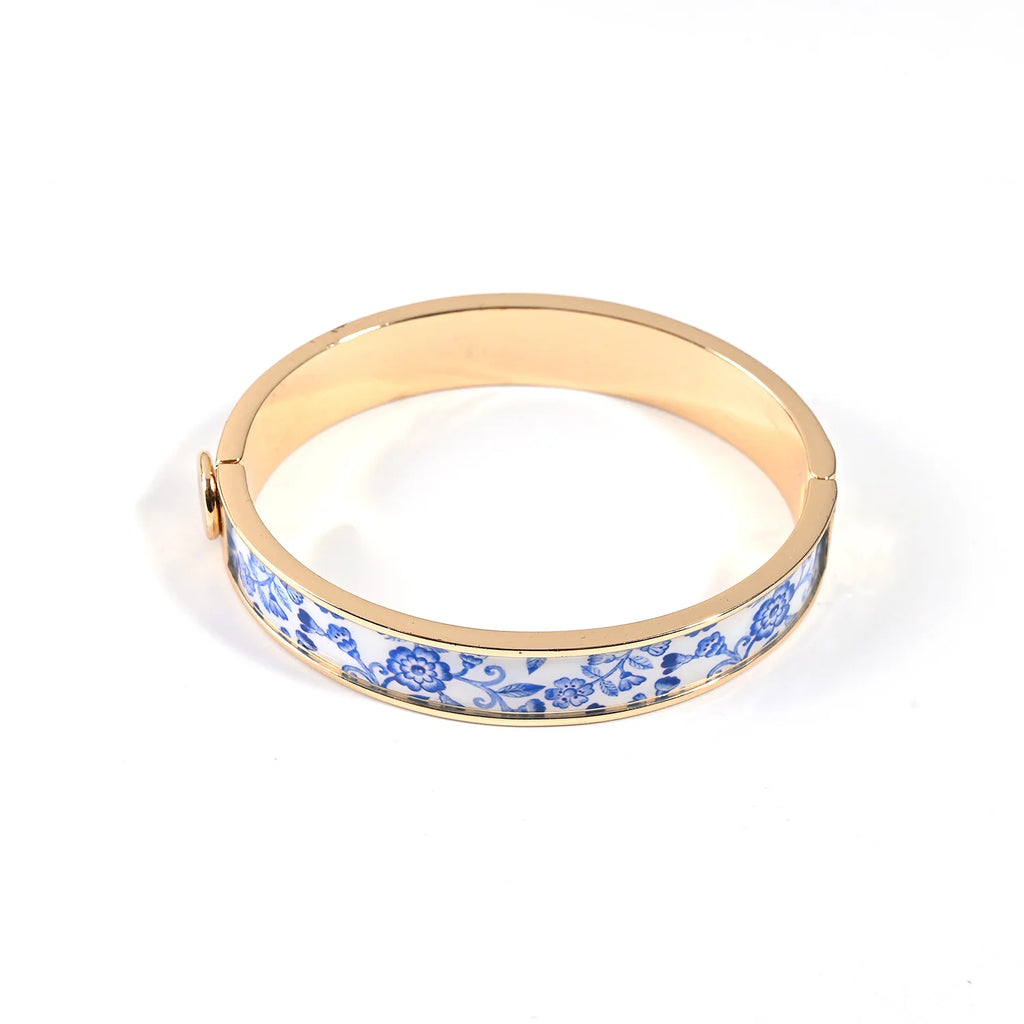 Blue Bloom Bangle