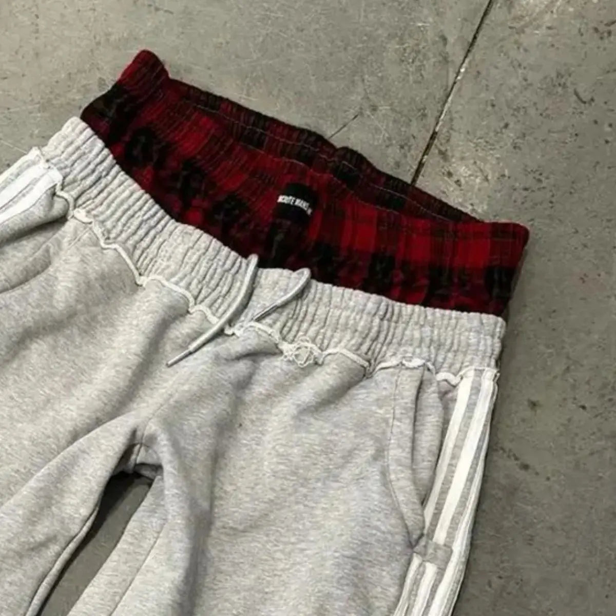 Striped Wide Leg Joggers