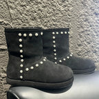 Rivet Suede Boots