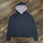 Plaid Print Loose Hoodie