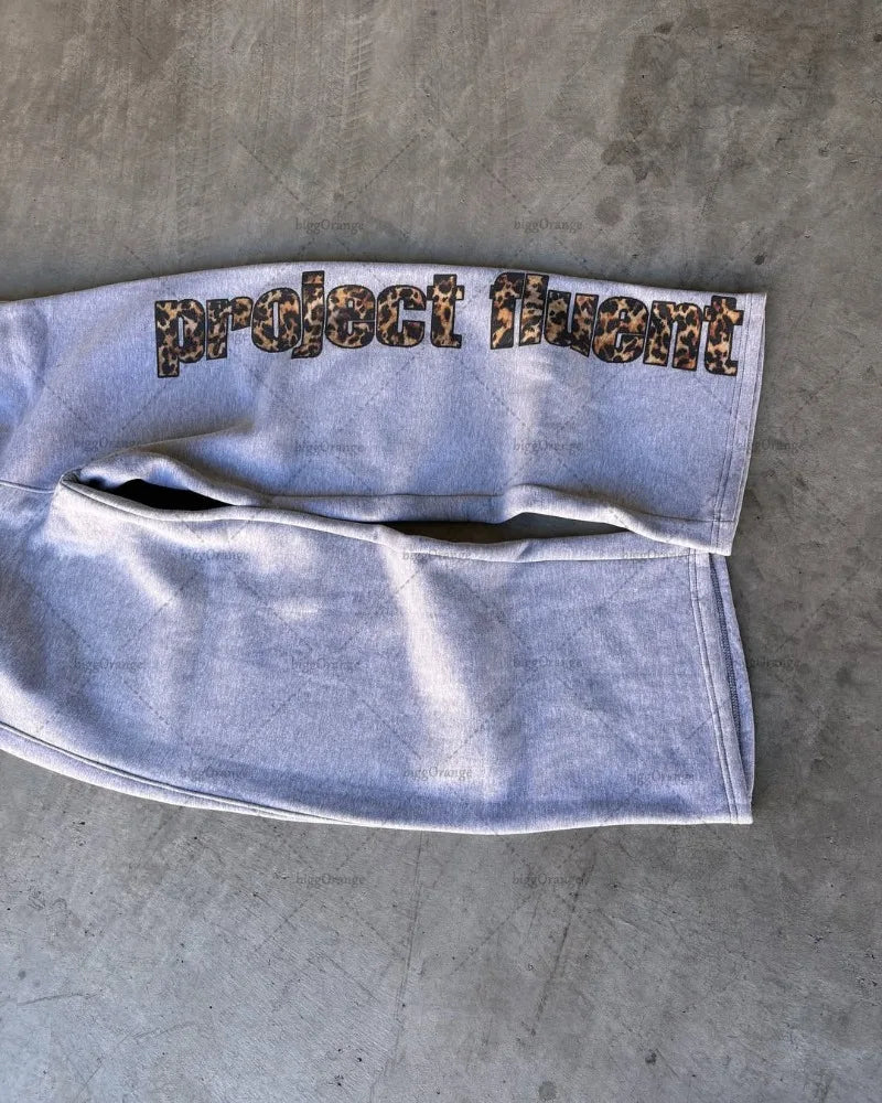 Leopard Print Sweatpants