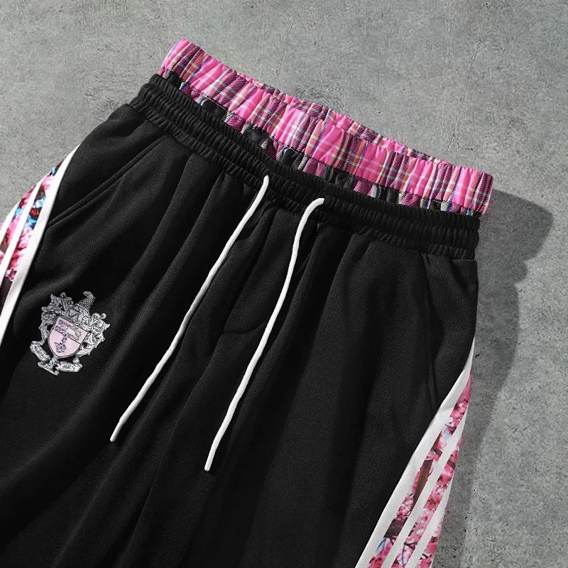 Pink Stripe Track Pants - Planet Missy