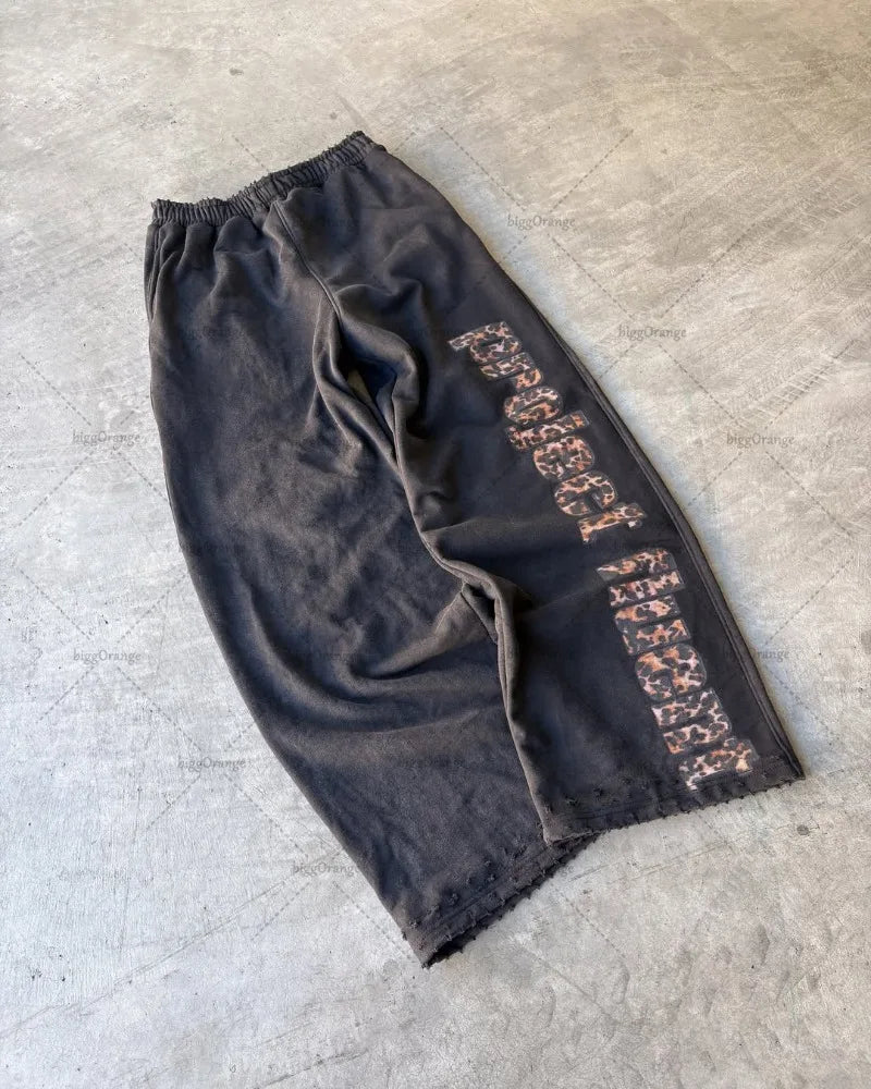 Leopard Print Sweatpants - Planet Missy
