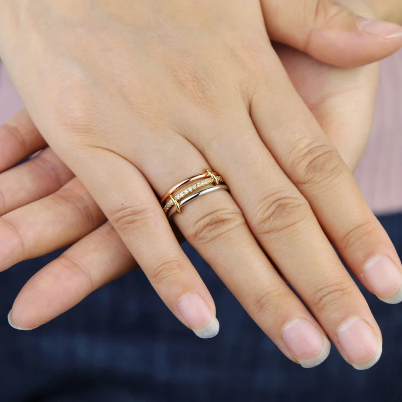 The Luxe Stacked Statement Ring