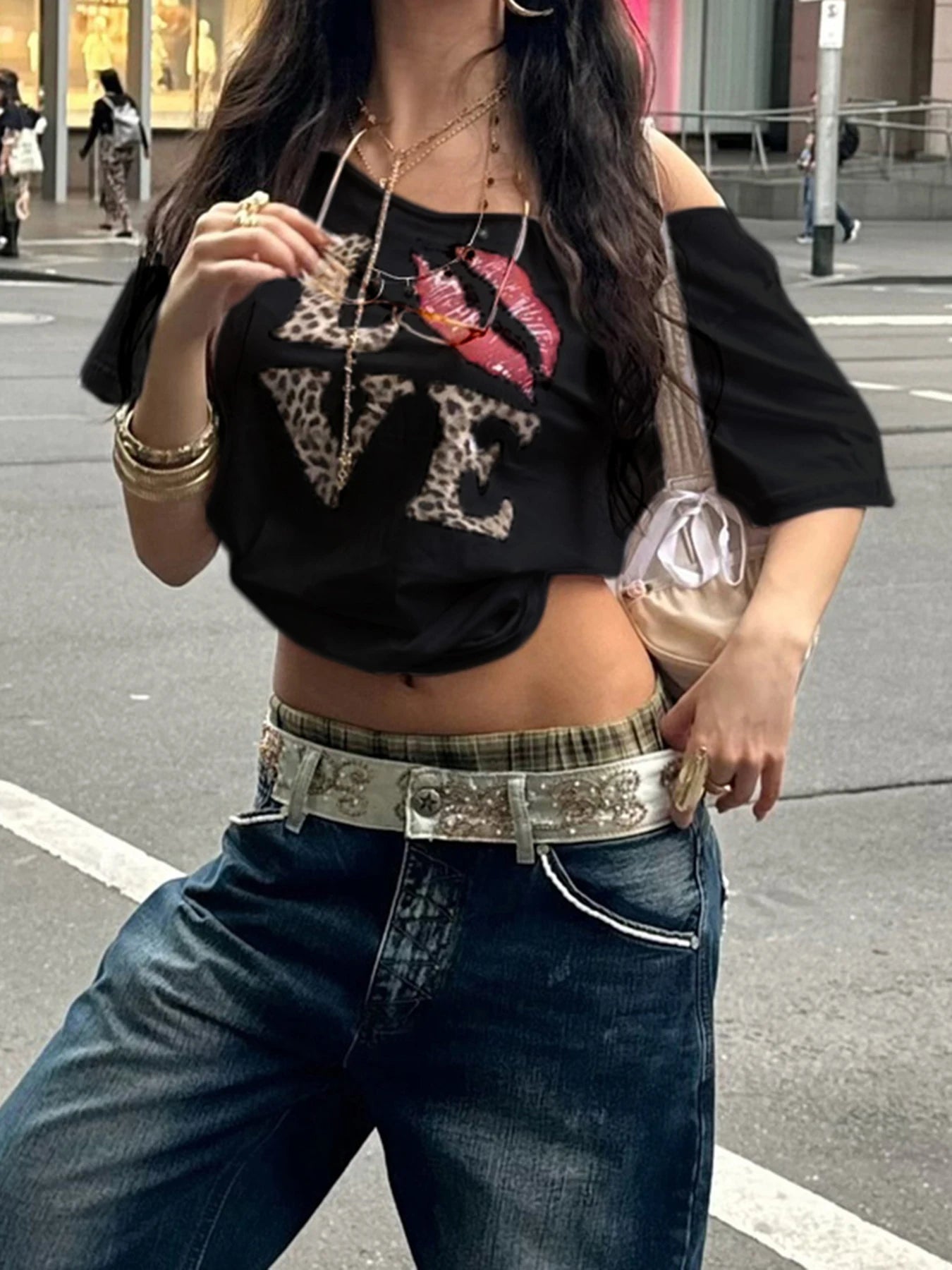 Love Off Shoulder Tee