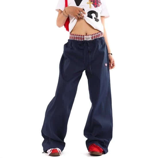 Plaid Double Pants