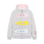 Polka Dot Splicing Hooded