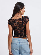2 Piece Tops Sets Lace Tank Tops