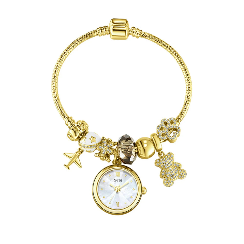 Quartz Bear Bracelet