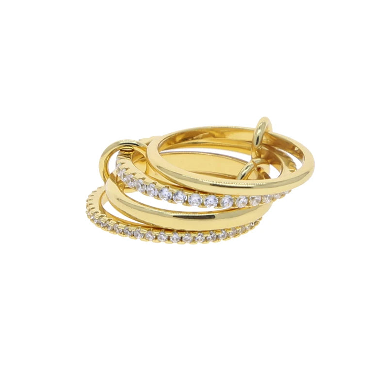 The Luxe Stacked Statement Ring
