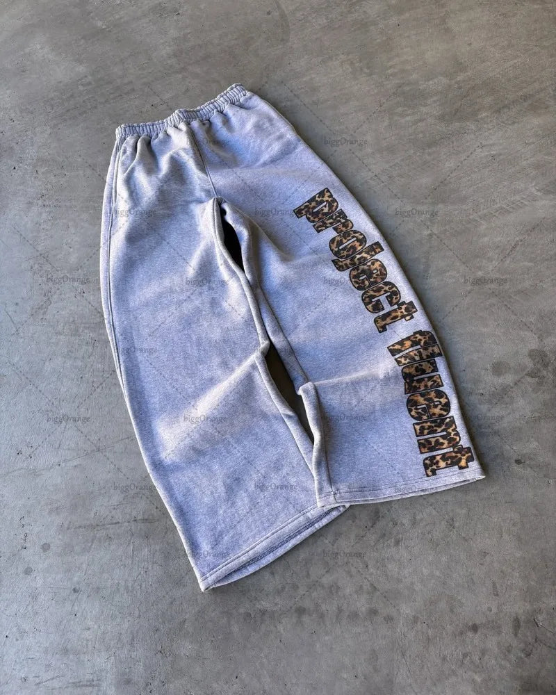 Leopard Print Sweatpants - Planet Missy