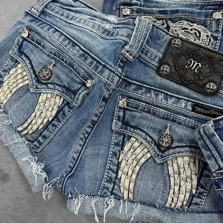 Miss Me Winged Shorts