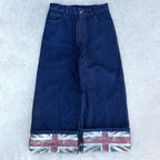 UK Flag Baggy Jeans