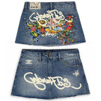 Ed Hardy Paint Mini Skirt