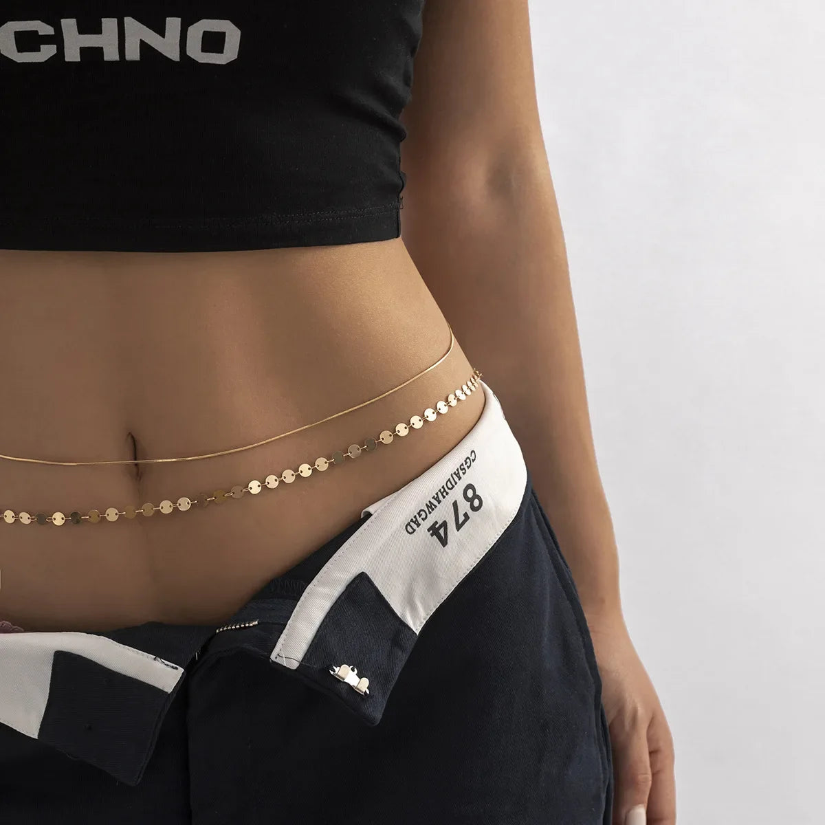 Double Circle Waist Chain - Planet Missy