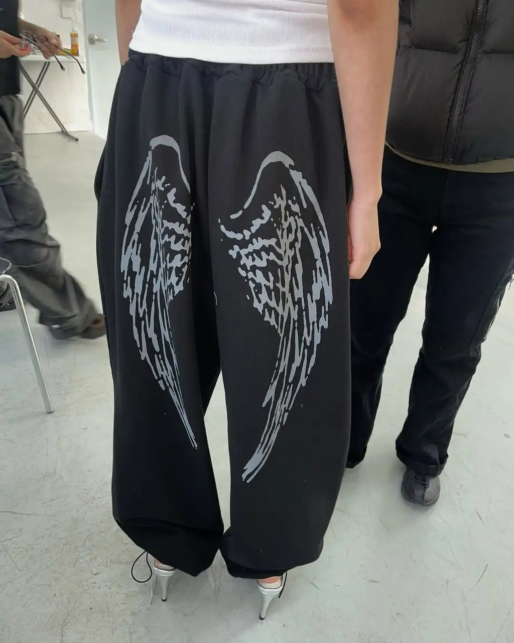 Angel Wings Graphic Breathable Pants