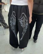Angel Wings Graphic Breathable Pants