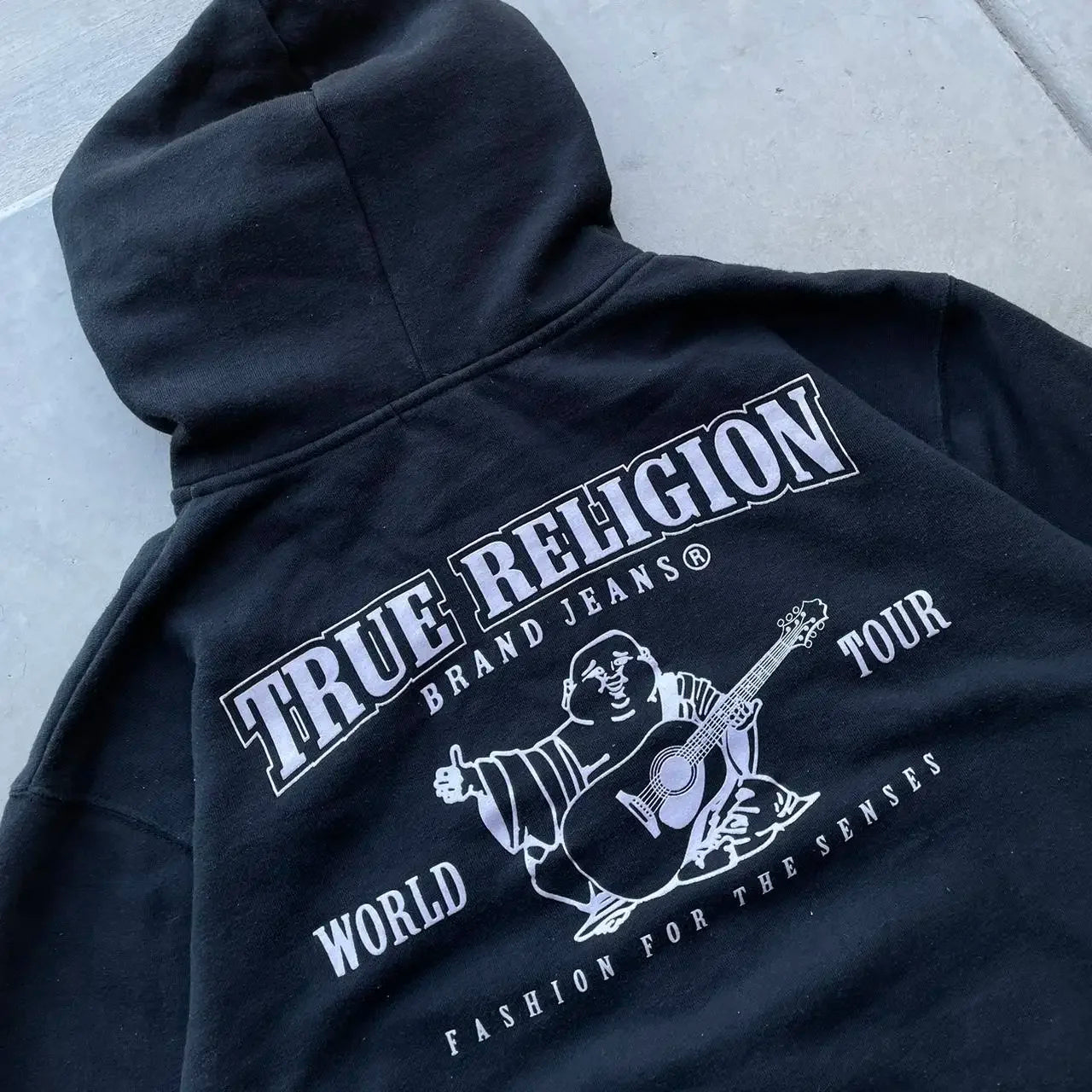 TR Black Zip Up Hoodie